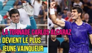 Masters 1000 : La tornade Carlos Alcaraz devient le plus jeune vainqueur