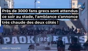 OM-PAOK : les supporters grecs font monter l'ambiance en ville !