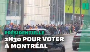 Pour voter à la présidentielle 2022 à Montréal, il fallait compter sur de longues files d’attente