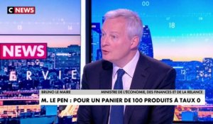 Bruno Le Maire : «Nos propositions sur le pouvoir d'achat sont plus efficaces et plus justes que celles de Marine Le Pen»