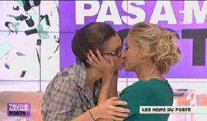 Le baiser lesbien d'Enora Malagré (D8)