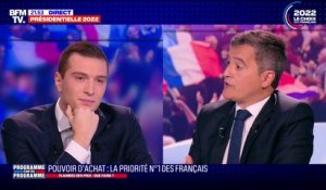 Gérald Darmanin: "L'élection de Marine Le Pen va entraîner la ruine des petites gens, des petits retraités, des petits épargnants"