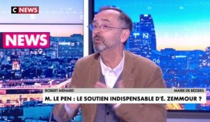 Robert Ménard : «Éric Zemmour est allé plus à droite que Marine Le Pen»