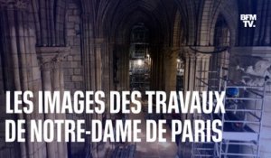 Les images des travaux à l'intérieur de Notre-Dame de Paris, trois ans après l'incendie