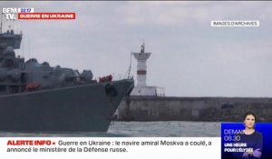 Guerre en Ukraine: le croiseur Moskva a coulé, annonce le ministère de la Défense russe