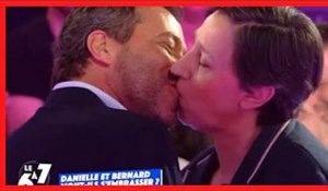 TPMP : Bernard Montiel et Danielle Moreau s'embrassent, Cyril Hanouna choqué