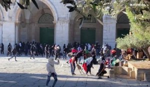 Affrontements sur l'esplanade des Mosquées à Jérusalem