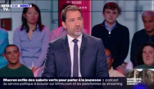 Christophe Castaner affirme que "l'écologie est le combat absolu"