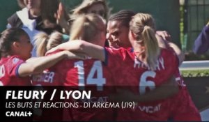 Les buts et réactions de Fleury / Lyon - D1 Arkema (J19)
