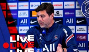 Replay : Conf de presse de Mauricio Pochettino avant SCO Angers - Paris Saint-Germain