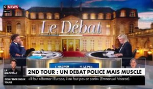 Débat : Voici résumé en 80 secondes les moments les plus forts du face à face  avec les petites phrases choc échangées par Marine Le Pen et Emmanuel Macron