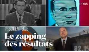 60 ans de résultats du second tour en direct à la télévision résumés en 6 minutes