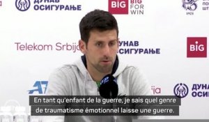 Wimbledon - Djokovic : "Les joueurs n'ont rien à voir avec la guerre"