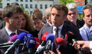 Présidentielle : le projet de Marine Le Pen «confond tous les sujets», selon Emmanuel Macron