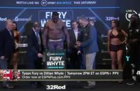 Poids lourds - La pesée entre Tyson Fury et Dillian Whyte