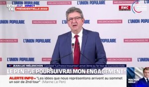 Marine Le Pen battue au second tour: "Une très bonne nouvelle pour l'unité de notre peuple", déclare Jean-Luc Mélenchon