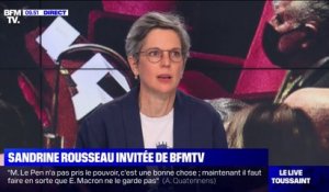 Législatives: Sandrine Rousseau reconnaît "le leadership" de Mélenchon et se dit favorable à une coalition