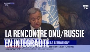 Ukraine: La rencontre entre l'ONU et la Fédération de Russie en intégralité