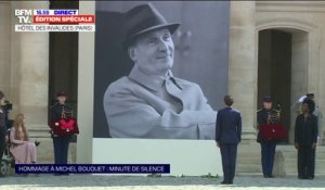 Une minute de silence est observée aux Invalides en hommage à Michel Bouquet