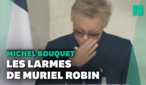 Muriel Robin en larmes pour un hommage à "l'immense Michel Bouquet"