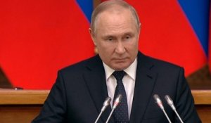 Ukraine : Poutine promet une riposte « rapide et foudroyante » en cas d'intervention extérieure