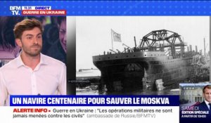 Un navire centenaire envoyé l'armée russe pour explorer l'épave du Moskva