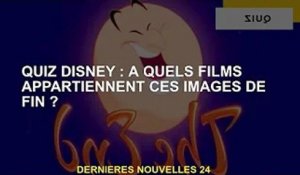 Quiz Disney : de quels films proviennent ces images de fin ?