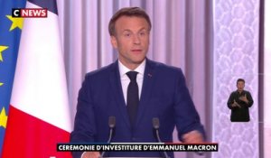 Emmanuel Macron : «Je fais le serment de léguer une planète plus vivable et une France plus vivante et plus forte»