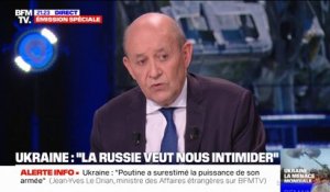 Jean-Yves Le Drian: "La Russie veut nous intimider"