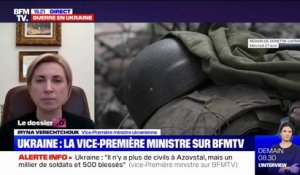 Iryna Verechtchouk, vice-Première ministre ukrainienne: "Poutine s'arrêtera là où on l'arrêtera"