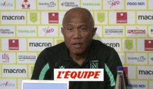 Kombouaré : «Aujourd'hui, on ne parle pas de son avenir» - Foot - L1 - Nantes