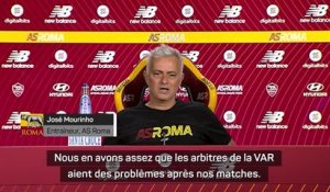 AS Rome - "Où sont nos points ?" : le coup de gueule de Mourinho contre les arbitres du VAR