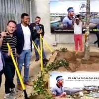 ATP - Lyon 2022 - Tsonga, Ascione, Aulas... la All In Tennis Academy a planté son premier arbre, un magnifique chêne !