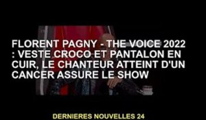 Florent Pagny - The Voice 2022 : Veste en alligator et pantalon en cuir, Cancer Singer offre des per