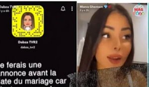 Maeva Ghennam enceinte et sur le point de se marier, elle fait un test de grossesse