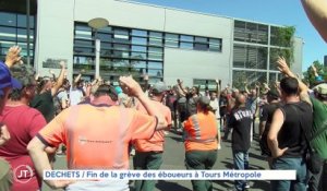 Le Journal - 17/05/2022 - DECHETS / Fin de la grève des éboueurs à Tours Métropole