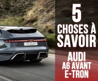 A6 Avant e-tron, 5 choses à savoir sur le concept Audi