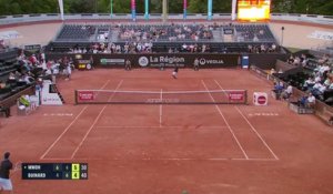 Le match entre Manuel Guinard et Michael Mmoh interrompu par la nuit - Tennis - ATP 250 Lyon