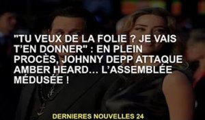 "Tu veux être fou ? Je te le donne" : Johnny Depp agresse Amber Heard à mi-chemin du procès... abaso