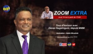 Zoom Extra 19 05 2022_0Zoom Extra : Tour d'horizon avec Deven Nagalingum, député MMM animée par Habib Mosaheb.