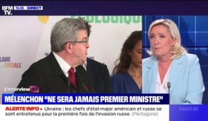 Marine Le Pen: Jean-Luc Mélenchon "ne sera jamais Premier ministre"