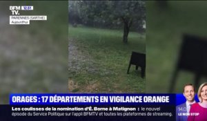 Orages: les images des inondations, alors que 17 départements sont en vigilance orange