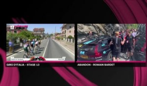 Malade, Bardet jette l'éponge - Cyclisme - Giro