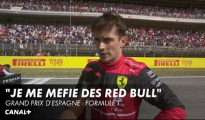 La réaction de Leclerc après les qualifications - Grand Prix d'Espagne - F1