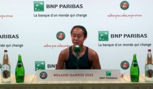 Roland-Garros 2022 - Leylah Fernandez : "Kristina Mladenovic, c'est une bonne joueuse, elle a fait de bons résultats ici, à Roland-Garros, cela ne va pas être facile"