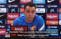 Ousmane Dembélé au PSG ? Xavi réagit : "Ça pourrait être son dernier match au Barça"
