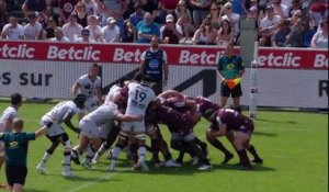 TOP 14 - Essai de Clément MAYNADIER (UBB) - Union Bordeaux-Bègles - LOU Rugby - Saison 2021/2022