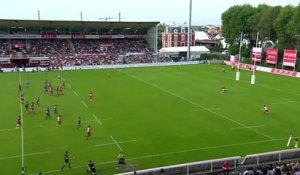 TOP 14 - Essai de Sébastien BEZY (ASM) - Biarritz Olympique - ASM Clermont - Saison 2021/2022