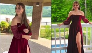 Un jeune designer qui n'avait pas confiance en lui a confectionné une robe de bal à couper le souffle pour sa nièce