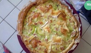 Tarte courgettes et Chaource